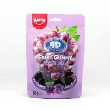 4D FRUITS GUMMY GRAPE