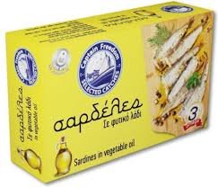 CAPTAIN FREEDOM SARDINES ΣΕ ΦΥΤΙΚΟ ΛΑΔΙ 125GR
