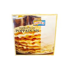 MADRAS PLAIN POPPADUMS 112GR