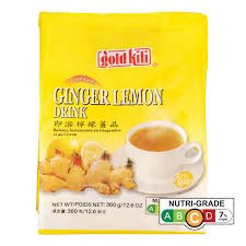GOLD KILI GINGER LEMON DRINK 20X18GR
