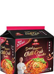 WOH HUP CHILLI CRAB NOODLES 5X105G