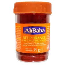 ALI BABA FOOD COLOUR ORANGE 25GR