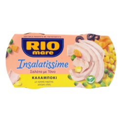 RIO MARE INSALATISSIME ΚΑΛΑΜΠΟΚΙ ΚΑΙ ΤΟΝΟΣ 2X160G