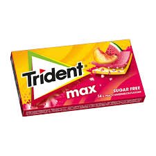 TRIDENT MAX SUGAR FREE 27GR