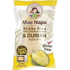 MAE NAPA STICKY RICE & DURIAN 6X 80GR