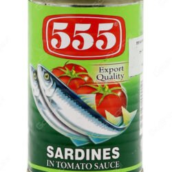 555 SARDINES IN TOMATO SAUCE 155GR