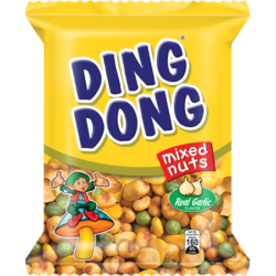 DING DONG MIX NUTS REAL GARLIC 100GR