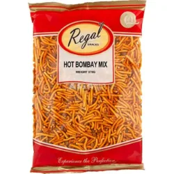 REGAL SNACKS HOT BOMBAY MIX 375GR