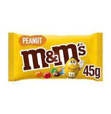 M&MS PEANUT 45GR