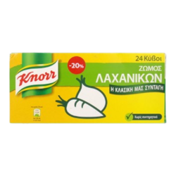 KNORR ΖΩΜΟΣ ΛΑΧΑΝΙΚΩΝ 24ΚΥΒΟΙ 240GR