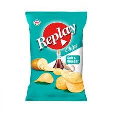 REPLAY CHIPS SALT & VINEGAR 75GR