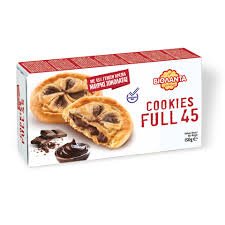 COOKIES FULL 45 ΜΑΥΡΗΣ ΣΟΚΟΛΑΤΑΣ 150G