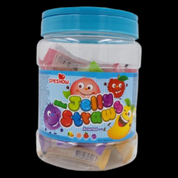 SPESHOW MINI JELLY STRAWS ASSORTED 800GR