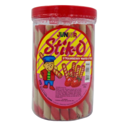 STIK-O STRAWBERRY WAFERS 380GR