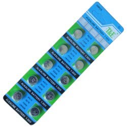 T&E ALKALINE BATTERY LR44