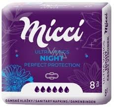 ΣΕΡΒΙΕΤΕΣ MICCI ULTRA NIGHT 8PCS