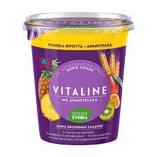 VITALINE ΓΙΑΟΥΡΤΙ ΔΗΜΗΤΡΙΑΚΑ-ΤΡΟΠΙΚ ΦΡΟΥΤΑ 380GR