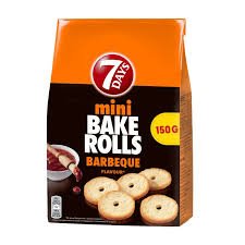7DAYS MINI BAKE ROLLS BBQ 160GR