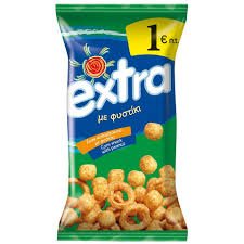 EXTRA SNAK ΚΑΛΑΜΠΟΚΙΟΥ ΜΕ ΦΥΣΤΙΚΙ 110GR