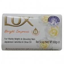 LUX BRIGHT IMPRESS BAR SOAP 80GR