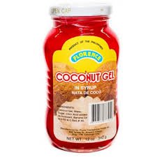 FLORENCE COCONUT GEL NATA DE COCO RED 340GR