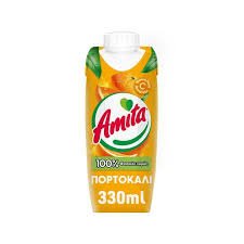 AMITA ΠΟΡΤΟΚΑΛΙ ΧΥΜΟΣ 100% 330ML