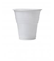 PLASTIC CUPS WHITE 50PCS