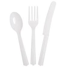 PLASTIC CULTERY 24PCS