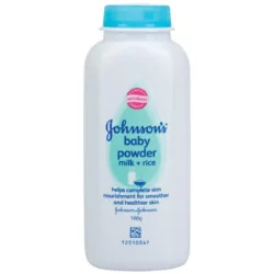 JOHNSONS BABY PODER MILK&RICE 100GR