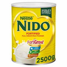 NESTLE NIDO DRIED WHOLE MILK POWDER 2.5KG