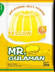 MRHAT GULAMAN JELLY POWDER YELLOW 25G