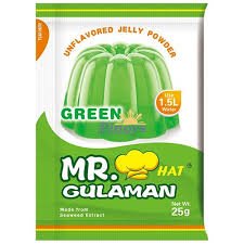 MRHAT GULAMAN JELLY POWDER GREEN 25G