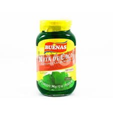 BUENAS COCONUT GEL GREEN 340GR