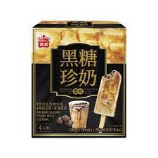 BROWN SUGAR PEARL ICE CREAM BAR 4PCS