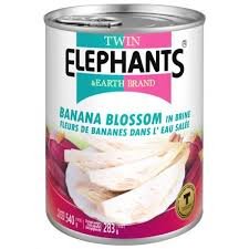 TWIN ELEPHANTS BANANA BLOSSOM IN BRINE 540GR