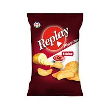 REPLAY WAVY CHIPS KETCHUP 40GR