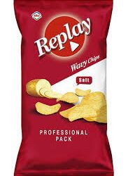 REPLAY WAVY CHIPS SALT 270GR