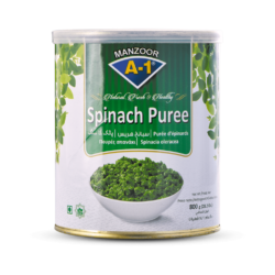 MANZOOR A1 SPINACH PUREE 800GR