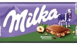 MILKA  HAZELNUTS 90G