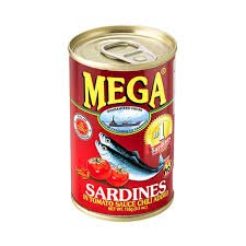 MEGA SARDINES IN TOMATO SAUCE CHILI 155G