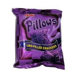 OISHI PILLOWS UBE CRACKERS 38GR
