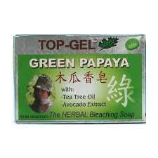 TOP GEL GREEN PAPAYA SOAP 145GR