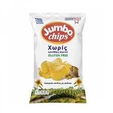 JUMBO CHIPS ΧΩΡΙΣ ΑΛΑΤΙ 130G