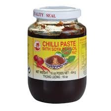 COCK BRAND CHILLI PASTE WITH SOYA BEAN OIL 454GR
