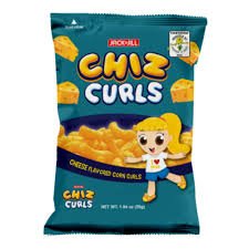 JACK N JILL CHIZ CURLS CHEESE 55G