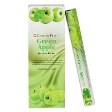 HAND CRAFTED INDIAN INCENSE STICKS GREEN APPLE