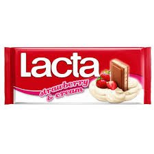 LACTA STRAWBERRY&CREAM 100GR