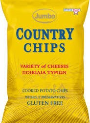 JUMBO COUNTRY CHIPS CHEESE 150GR