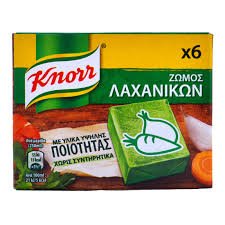 KNORR ΖΩΜΟΣ ΛΑΧΑΝΙΚΩΝ 6ΚΥΒΟΙ 60GR