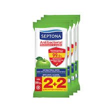 SEPTONA ΥΓΡΑ ΜΑΝΤΗΛΙΑ ΠΡΑΣ. ΜΗΛΟ 15PCS